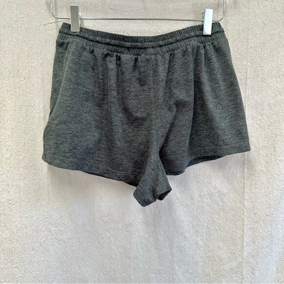 Girlfriend Collective Moon Gray Soft Jersey High Rise ReSet Swing Shorts - Picture 5 of 15